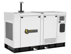Yellow Diesel 50kW 400V 3-Phase Industrial Backup Power Generator with Soundproof Canopy for Engine <b>12V</b> <b>DC</b> Start ATS - Product Image 2