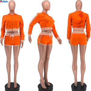 Conjunto Deportivo Corto de Alta Calidad para Mujer, con Logotipo Personalizado, Conjunto de Shorts Cortos para Mujer, Ropa Deportiva de 2 Piezas - Product Image 1