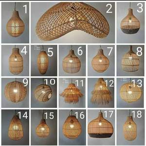โคมไฟไม้ไผ่ลวดลายหรูหรามีสไตล์สำหรับบ้านโรงแรมหรือร้านอาหารเฟอร์นิเจอร์งานฝีมือที่ทันสมัยสำหรับตกแต่ง - Product Image 3