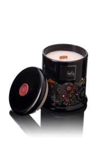 Collection Abela Rustic Africa 200g, bougies en cire de soja écologiques, non toxiques, faites à la main, luxueuses, longue durée, en céramique, parfum terreux - Product Image 3