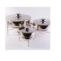 Chauffe-plat en acier inoxydable 4L de la meilleure qualité facile à nettoyer pour les buffets quotidiens, les restaurants et la maison