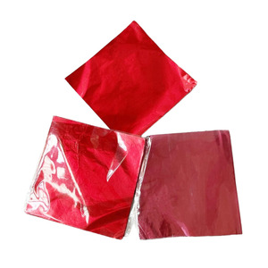 Feuilles d'emballage en aluminium souple de qualité supérieure, imprimées, de qualité alimentaire, 8-24 microns d'épaisseur, pour bonbons et chocolats, multicolores, logo personnalisé - Product Image 1