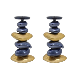 Bougeoir en métal aluminium de nouvelle conception pour la décoration de fête de mariage et d'événement à la maison - Product Image 2