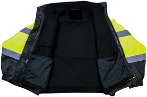 Vêtement de travail, veste de sécurité, fermeture éclair, imperméable, séchage rapide, antibactérien, haute qualité, 100% polyester, réfléchissant, respirant, haute - Product Image 4