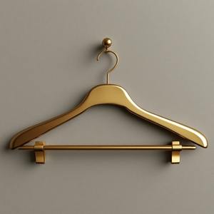 Cintre en laiton haute résistance conçu pour suspendre les vêtements en toute sécurité dans les balcons, les magasins de vêtements, les cuisines, avec un seul niveau - Product Image 6