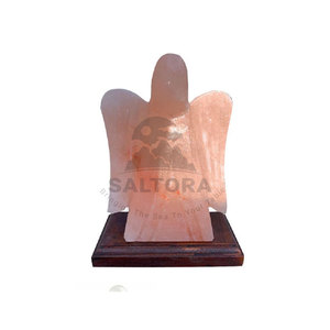 Lampe à sel en forme de sel à bas prix Meilleur matériau Lampe à sel en forme d'ange Prix de gros Lampe à sel - Product Image 1
