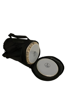Gawharet El Fan 17,5 pouces, doumbek égyptien professionnel vert sunburst perlé, darbuka - Product Image 5