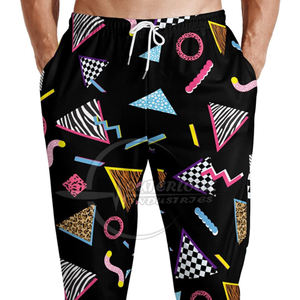 กางเกงซับเหงื่อของผู้ชายแบบระเหิดฉลากตามสั่งระบายอากาศได้ดี - Product Image 6