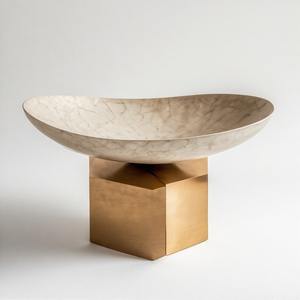 Bol de service de bol de fête d'impératrice Grace en forme ronde personnalisée pour la décoration de mariage d'hôtel à la maison - Product Image 1