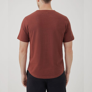 Men's Casual O-Neck Quick Dry T-<b>Shirts</b> Short Sleeve Polyester / Cotton with Plain Cotton <b>Pocket</b> Custom Logo Options High Quality - Product Image 2