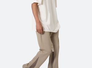 Pantalones de chándal casuales de hombre de alta calidad 2026, de algodón French Terry, con dobladillo abierto y patchwork, para invierno - Product Image 5