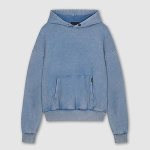 Sudaderas con capucha lavadas con ácido de logotipo personalizado para hombre, sudadera lavada de alta calidad con tinte de corbata Y2k, sudaderas con capucha unisex con hombros caídos de gran tamaño - Product Image 5