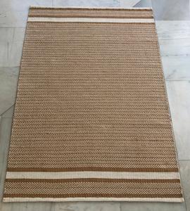 พรมปอกระเจาธรรมชาติ100% ทอลายกลมสำหรับตกแต่งบ้านและสำนักงานสำหรับห้องนั่งเล่น - Product Image 1