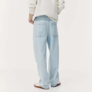 Fabricant d'équipement d'origine Fabrication sur mesure Vente en gros de pantalons baggy cargo pour hommes Pantalons délavés à jambes larges sur mesure - Product Image 2
