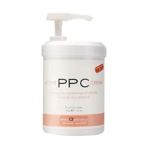 Bon produit en Corée Chaleur thermique profonde Brûleur de graisse Active PPC Crème amincissante pour le corps 500g Forme du corps Crème de perte de poids Cellulite