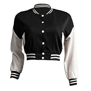 Chaqueta de béisbol de sublimación para mujer, chaqueta de diseño personalizado de satén de alta calidad, la mejor versión - Product Image 5