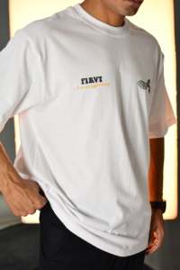 Camiseta extragrande de algodón pesado 100% para hombre, Camiseta holgada de secado rápido con estampado personalizado, Media manga corta, diseño de hombro caído, personaje - Product Image 5