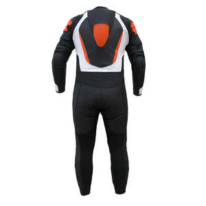 Traje de motocicleta de carreras de grado profesional Deslizadores incorporados Desgaste de carreras de automóviles Hecho de cuero de alta calidad Pedido mínimo 1 pieza - Product Image 4