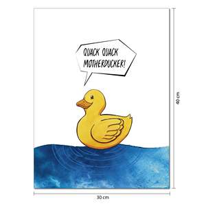 Coin-coin Maman Canard Impression D'Art de Madeleine, Papel Exquisito con Patrón de Naturaleza Muerta - Product Image 2