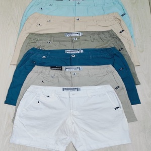 Short solide pour hommes du Bangladesh Lot de stock de pantalons cargo à 6 poches et 4 poches Vêtements Pantalons courts en tissu sergé de marque excédentaire - Product Image 6