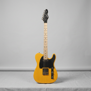 กีตาร์ไฟฟ้า Slick Guitar SL55KM สีดำแบบ Aged ตัวบอดี้ทำจากไม้แอชเนื้อแข็ง พร้อมปิ๊กอัพ Alnico cop1 - Product Image 1
