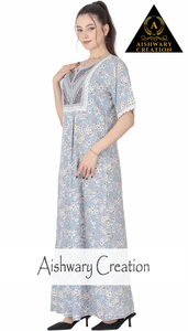 Women's Organic Cotton Midi Tunic <b>Dress</b> Comfortable Tiered Flared Design Romantic Stylish <b>Custom</b> <b>Dress</b> - Product Image 3