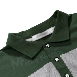 Nouveauté T-shirt polo à manches courtes en gros Chemise polo de golf de coupe régulière pour homme - Product Image 4