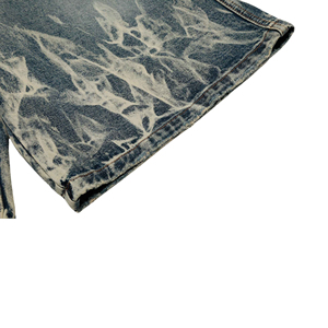 High Street <b>Mens</b> Denim <b>Jeans</b> <b>Shorts</b> Loose Casual Streetwear Hip Hop Breathable Windproof Custom Color Custom Design OEM Service - Product Image 3