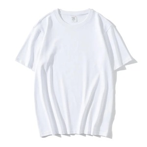 T-shirts personnalisés Votre propre marque T-shirt en coton lourd Unisexe Regular Fit Logo imprimé vierge 180 200 Gsm 220 240 Haute qualité - Product Image 2