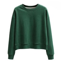 Poids lourd Logo personnalisé hommes sweats pull col rond hommes sweats couleur unie sweat pour hommes basiques respirant