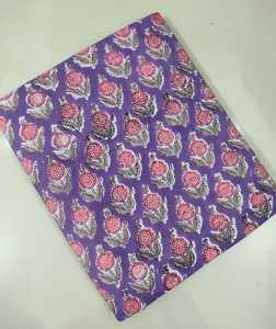 100% algodón bloque de mano tela impresa hecha a mano Jaipur Heritage tradicional ecológico transpirable bloque estampado tela de algodón - Product Image 2