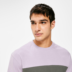 Venta al por mayor nuevo diseño de lujo de calidad 100% algodón de ajuste holgado de marca en blanco hombres camiseta de gran tamaño - Product Image 5