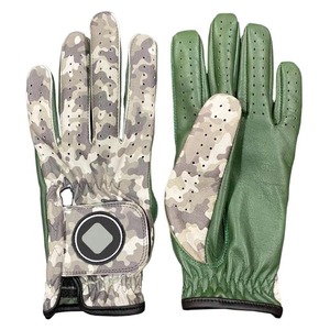 Gants de golf pour hommes en peau de mouton de qualité supérieure, cuir véritable, design synthétique, respirants et extensibles - Product Image 1