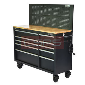Customizable Lockable 10-Drawer Rolling <b>Tool</b> Cabinet Powder Coated Steel <b>Trolley</b> Mechanic Garage OEM ODM Supported 680kg Load - Product Image 6