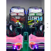 Machine d'arcade de course dynamique à monnayeur en acier inoxydable, connectable individuellement, avec support anglais pour la conduite en drift rapide