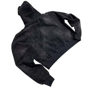 Alta calidad invierno térmico 100% algodón Streetwear ecológico de gran tamaño personalizado Unisex Puff impresión Ácido lavado diamantes de imitación - Product Image 2