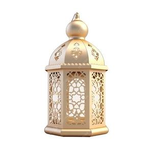 Best Home Decorative Gold Finish Hanging Lantern <b>Tea</b>-<b>Light</b> Candle Holder for <b>Christmas</b> Eid Ramadan Festival Decorative Lighting - Product Image 1