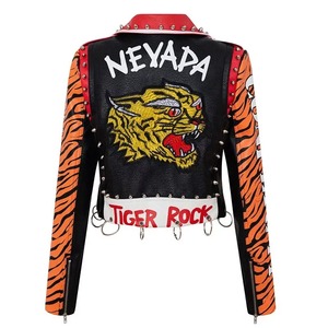 เสื้อแจ็กเก็ตผ้าใบหนังแท้สำหรับผู้ชายสำหรับฤดูหนาวสไตล์สตรีทกันน้ำระบายอากาศได้ดีพร้อมห่วงโลหะ - Product Image 6