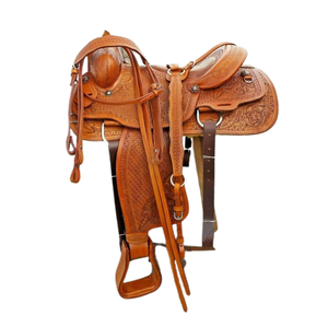 Silla de Montar Inglesa de Cuero de Primera Calidad Hecha a Mano, Duradera y Cómoda, para Carreras Ecuestres, al Por Mayor - Product Image 1