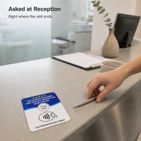 Kartu Ulasan Google NFC Tap to Review Chip NFC 213 yang Dapat Diprogram, PVC Tahan Air, Cetak Kustom untuk Restoran, Hotel, Kafe