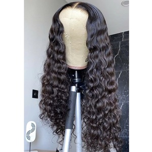 Peluca de cabello humano frontal de encaje Full HD sin pegamento Peluca de cabello virgen frontal de encaje - Product Image 1