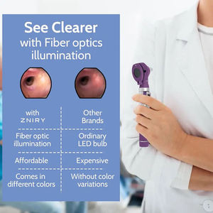 ชุดอุปกรณ์ตรวจหูแบบมองผ่านแสงสว่างสูง ทำจากสแตนเลสสตีล ทนทาน ใช้งานได้ดี ระดับ Class II สำหรับการผ่าตัดหู คอ จมูก ได้รับมาตรฐาน CE - Product Image 5