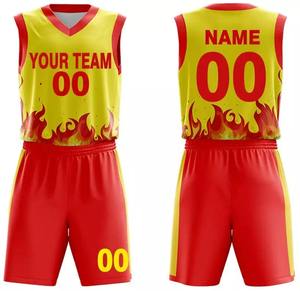 Camisetas de baloncesto personalizadas para hombre, estampado por transferencia de calor, 100% poliéster, antibacteriano, manga corta, color negro dorado, uniforme de equipo - Product Image 4