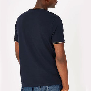 Haus เสื้อทีเชิ้ตดีไซน์เนอร์ผู้ชายแขนสั้นผ้าคอตตอน100% ปักลายเสือดาวมีหลายสีแบบอุตสาหกรรม - Product Image 5