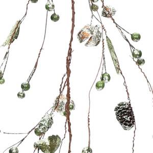 Kristal Garland อุปกรณ์ตกแต่งโต๊ะอาหารสีเขียวเงินขนาด150ซม. และของตกแต่งโต๊ะ - Product Image 2