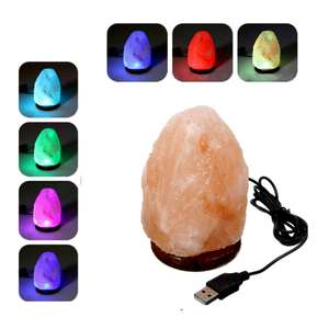 Wholesale 100% Natural Hand-Carved Himalayan Salt <b>Lamp</b> Excellent Quality with USB Cable <b>Love</b> Style-Natural Crafts USB <b>lamp</b> - Product Image 3