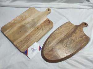 Planche à découper en bois écologique et durable, plateau à pizza, planche à découper, design personnalisable disponible, haute qualité et longue durée de vie - Product Image 2