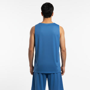 Ensemble de maillots de basket-ball sublimés pour hommes, uniforme d'équipe, conception de logo personnalisée en usine OEM, 100% polyester respirant, séchage rapide, sans manches - Product Image 2