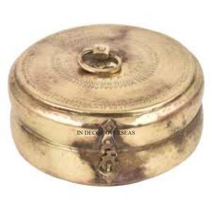 Rotin de la meilleure qualité fait forme ronde alimentaire et chapati conteneur de stockage maison et hôtel ustensiles de cuisine accessoires fournitures - Product Image 4