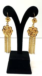 SARA Women's Classic 24K Gold Plated Vintage Jewelry Sets Custom para bodas, fiestas y regalos - Product Image 2